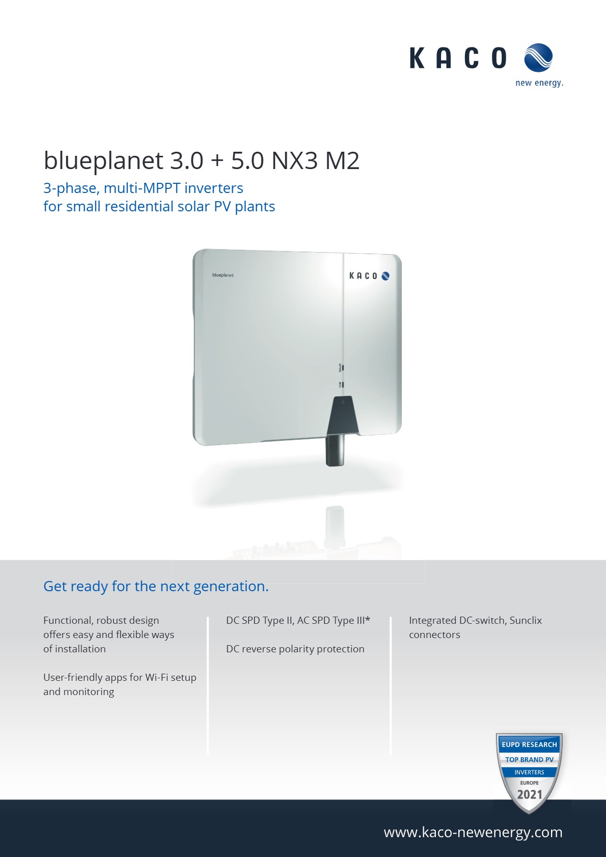 اینورتر سه‌فاز KACO blueplanet 5.0 NX3 M2